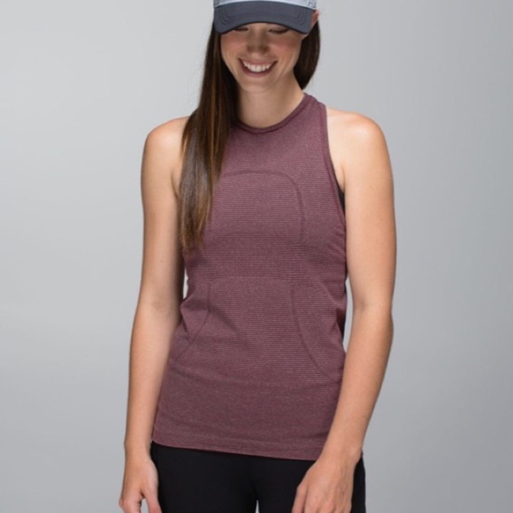 lululemon athletica Burgundy Tank Top